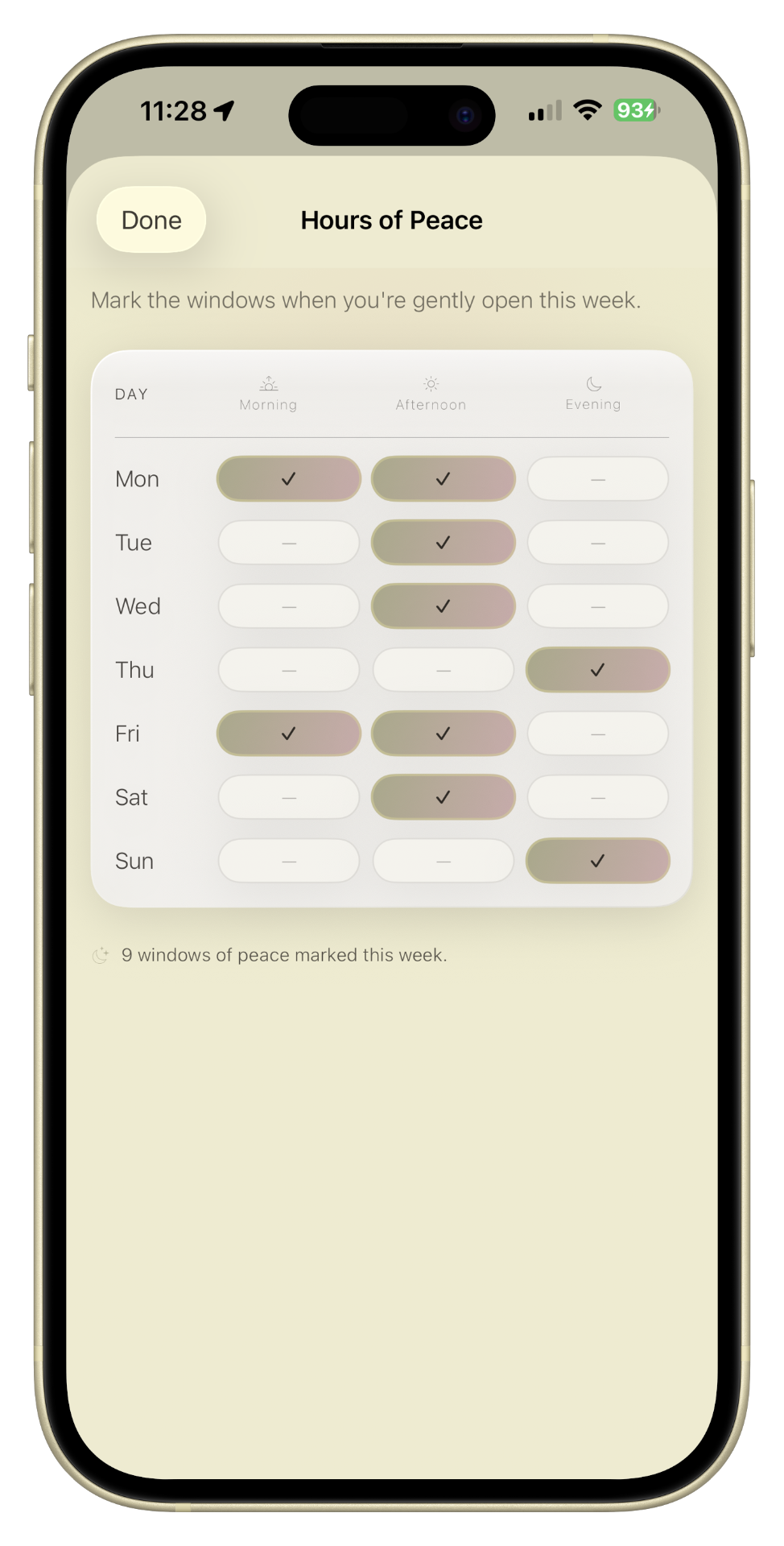 Home Screen Boundaries